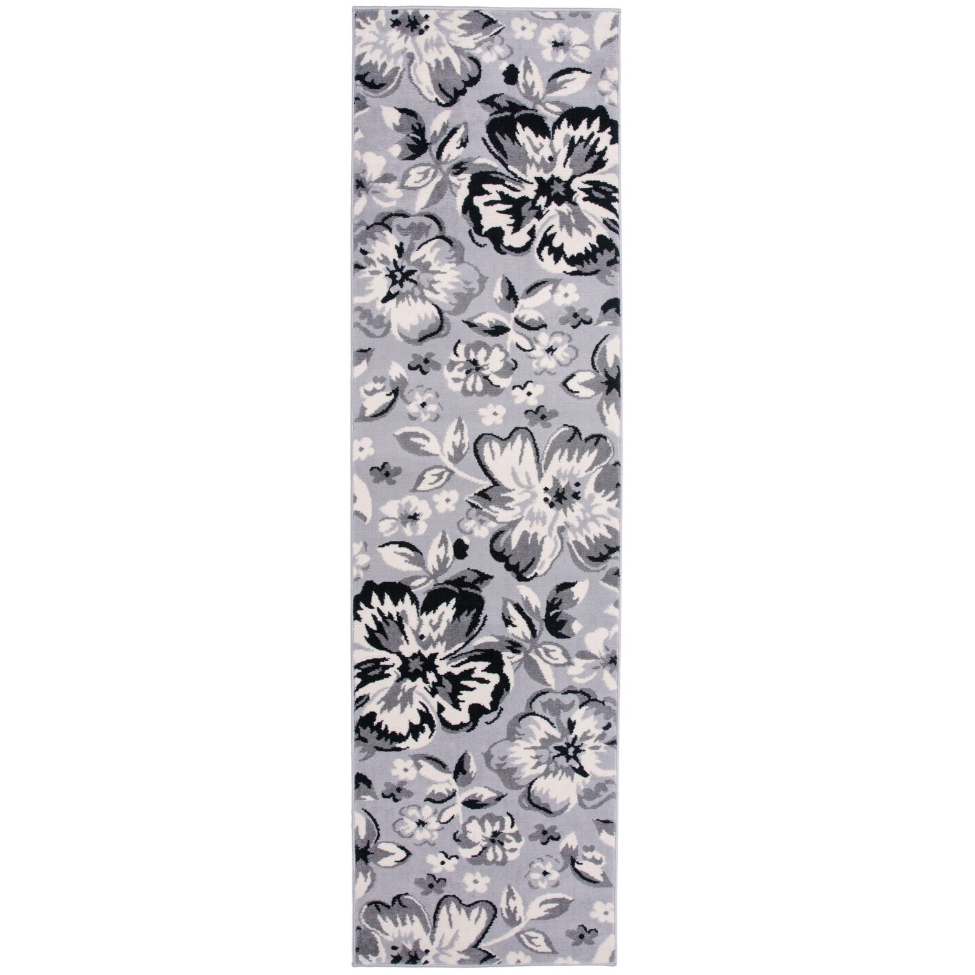 Area rug Nwprt #71 Modern burgundy floral soft pile size option 2x3 4x5 5x7 8x11 