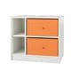 preview thumbnail 18 of 16, Ameriwood Home Mya Park Nightstand with 2 Fabric Bins