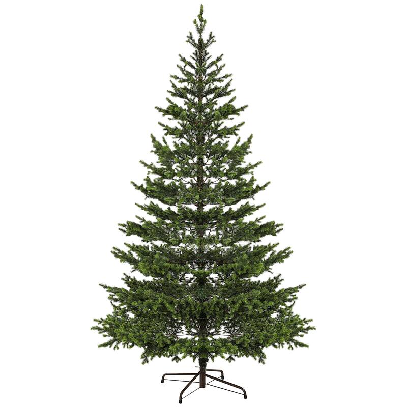 7ft Artificial Sparse Christmas Tree with Steel Stand and 4306 Tips - Green