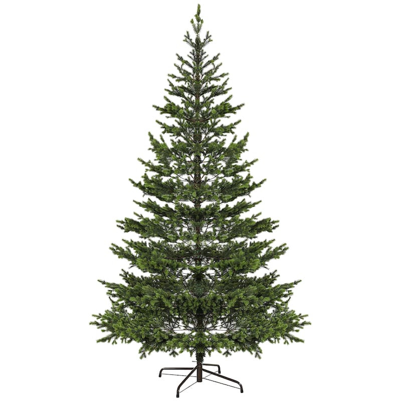 9ft Artificial Sparse Christmas Tree with Steel Stand and 4306 Tips - Green