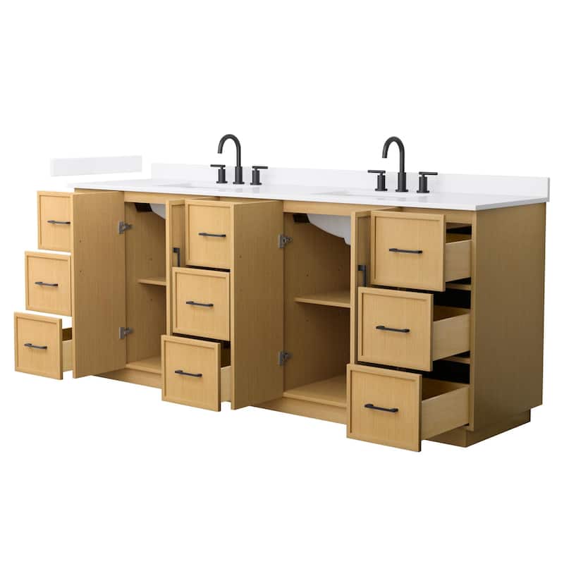 Wyndham Collection WCH7474-84D-QTZ-US3MXX Elan TK 84" Free Standing