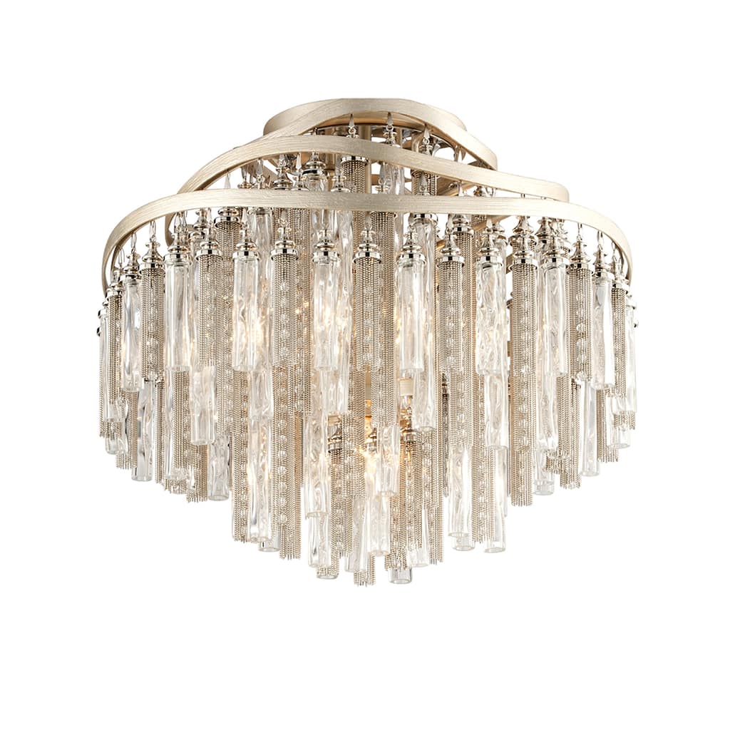 Corbett Lighting Chimera 4-light Ceiling Semi-flush - Champagne