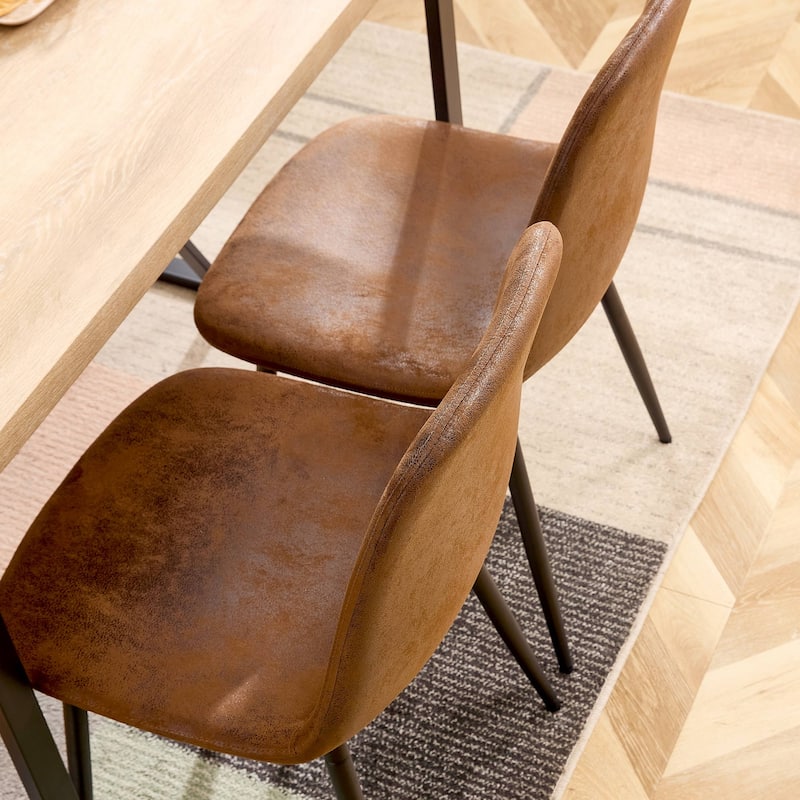 Dining Chairs Set of 4 Modern Kitchen Cushioned Side Chairs