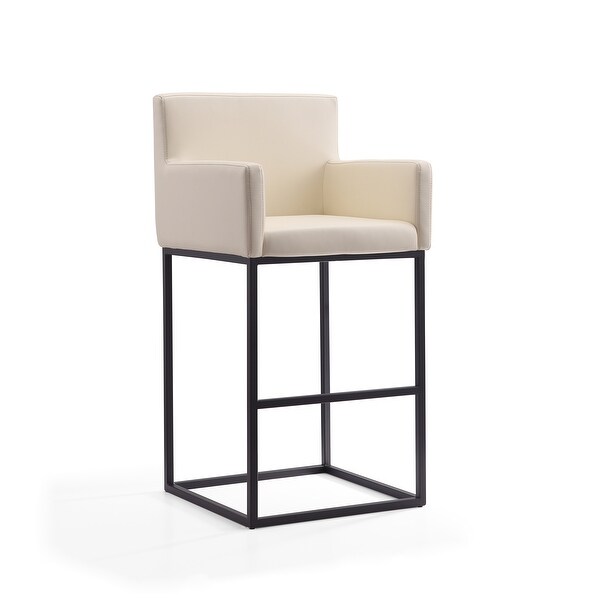 Strick Bolton Barton Contemporary Leather Bar Stool On Sale