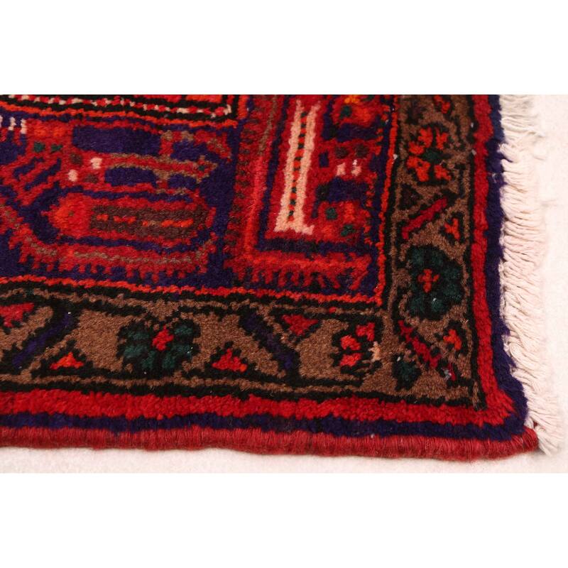 ECARPETGALLERY Hand-knotted Andelz Red Wool Rug - 4'5 x 6'7