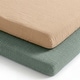 preview thumbnail 17 of 24, Muslin Bassinet Sheet, 2-Pack 100% Soft Cotton by Comfy Cubs Fern and Cream