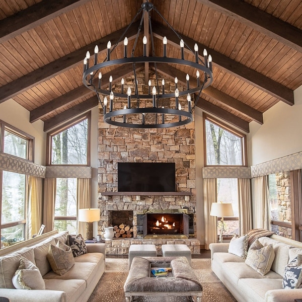 Great room chandelier discount