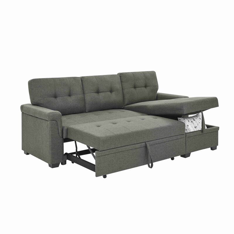 86'' Upholstered Pull-Out Sofa Bed