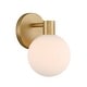 preview thumbnail 4 of 3, Minka Lavery 2991 Fenton 9" Tall Bathroom Sconce with Ribbed Glass