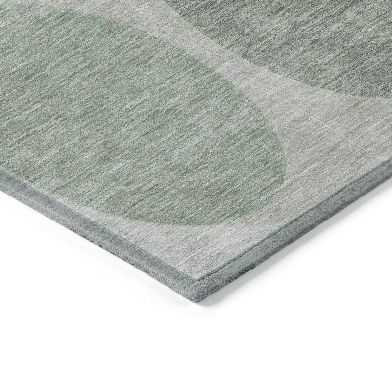 HomeRoots Geometric Transitional Rectangle Outdoor Rug