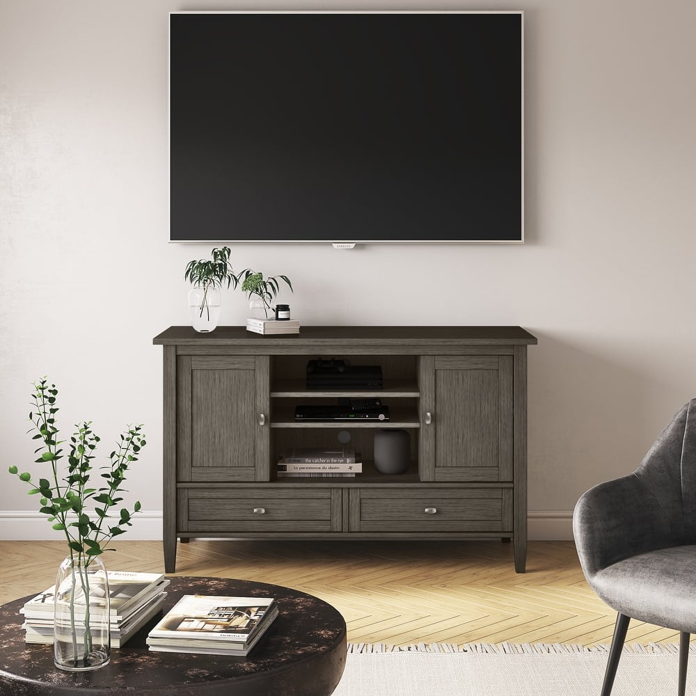 WYNDENHALL Norfolk Transitional TV Media Stand For TVs up to 50 inches