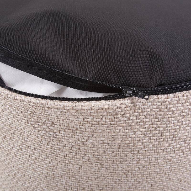 Allan Andrews 24 x 24 Pillow Panama Stone - Poly Insert