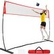 preview thumbnail 1 of 12, Zealfeel 12ft Portable Volleyball Net: Height Adjustable Training Set with Carry Bag for Outdoors 12ft