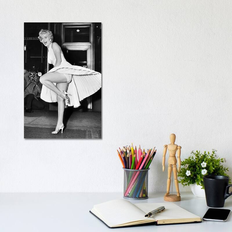 iCanvas "Marilyn Monroe (1926-1962)" by Unknown Canvas Print - 12x8x0.75