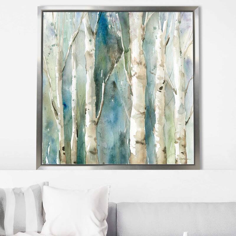 "River Birch I" by Carol Robinson Print on Floating Canvas