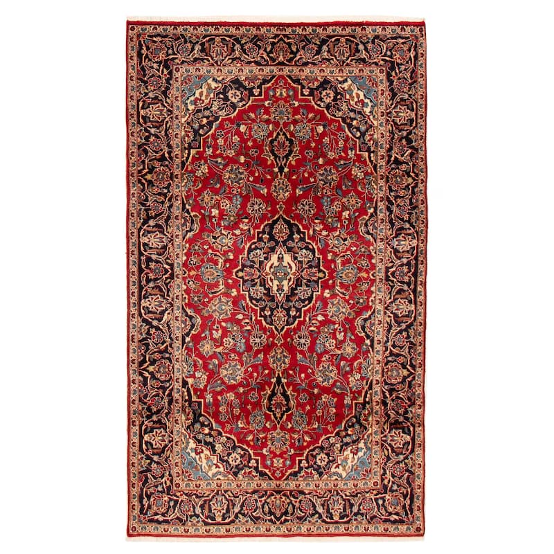 Andelz Red Rug 4'10" x 8'6" - 4'10 x 8'6 - Red - 4'10 x 8'6
