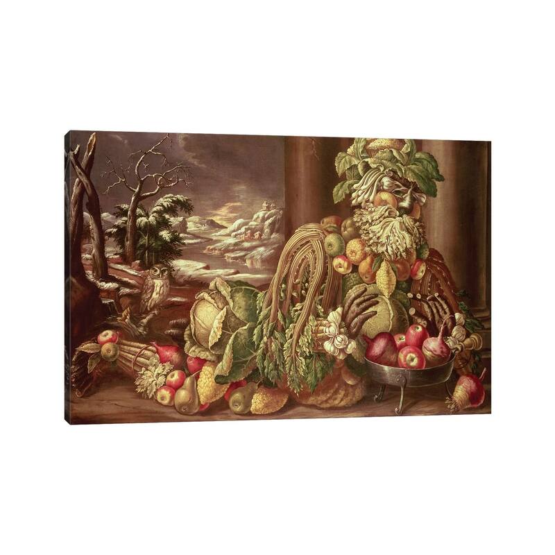 iCanvas "Winter" by Giuseppe Arcimboldo Canvas Print