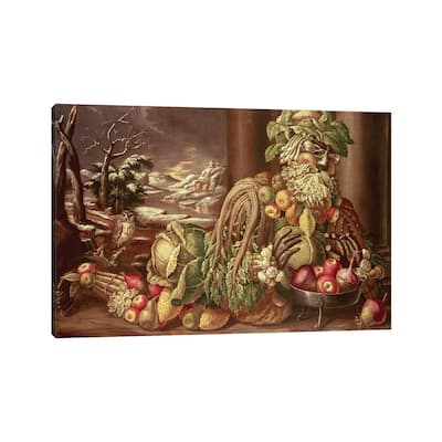 iCanvas "Winter" by Giuseppe Arcimboldo Canvas Print