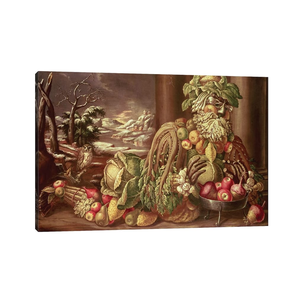iCanvas "Winter" by Giuseppe Arcimboldo Canvas Print