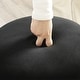preview thumbnail 52 of 88, Adeco Round Storage Ottoman Footrest Stool Velvet Gold Plating Base