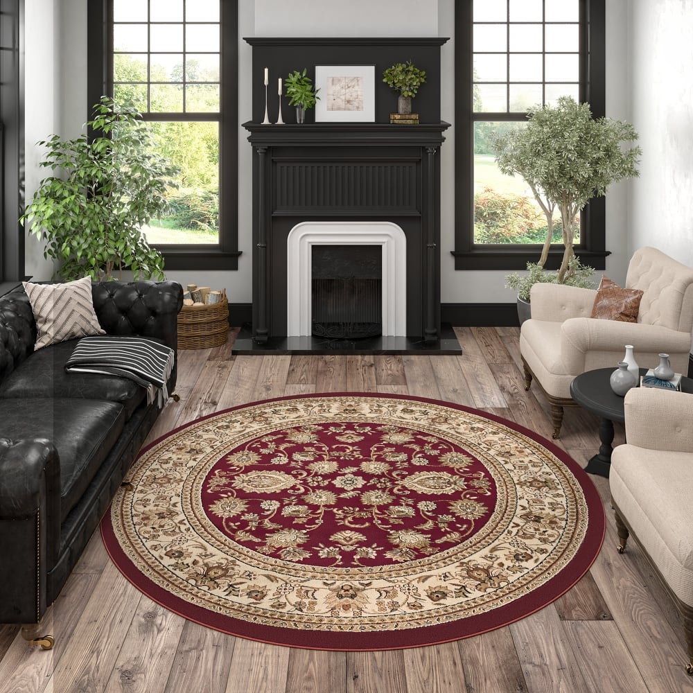 Soho Traditional Floral Oriental Indoor Area Rug