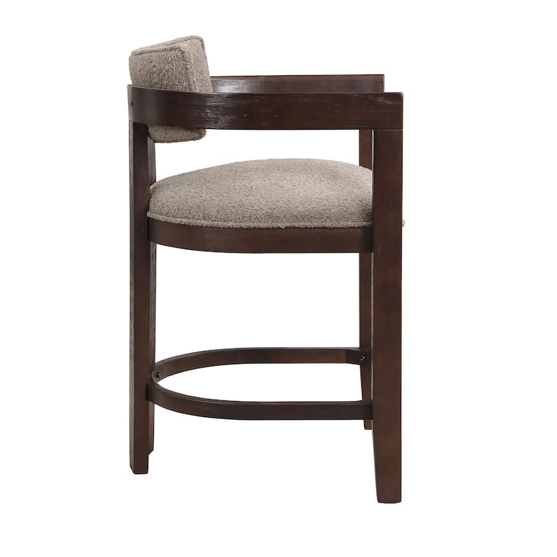 Maribel Upholstered Counter Stools Bar Stools (Set of 2) by Christopher Knight Home