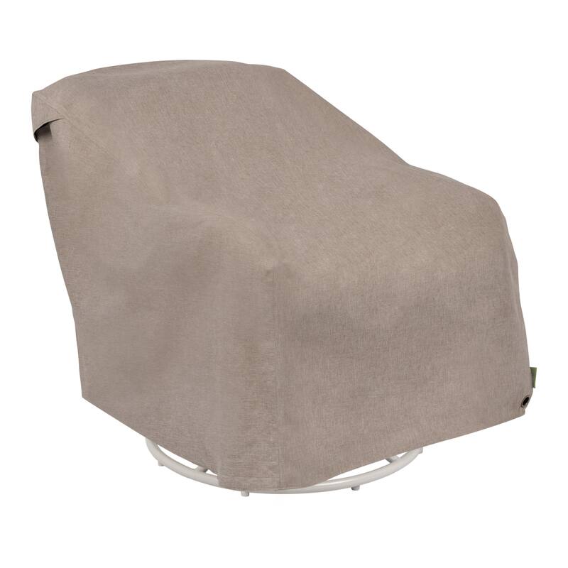 Modern Leisure® Garrison Patio Swivel Lounge Chair Cover, Waterproof, 37.5"L x 39.25"W x 38.5"H, Sandstone, 2-Pack