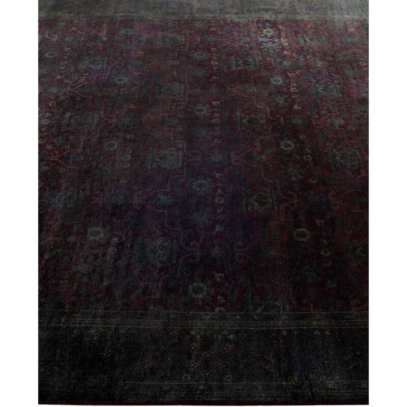 Overdyed One-of-a-Kind Hand-Knotted Area Rug - Gray - 6' 0" x 8' 5"