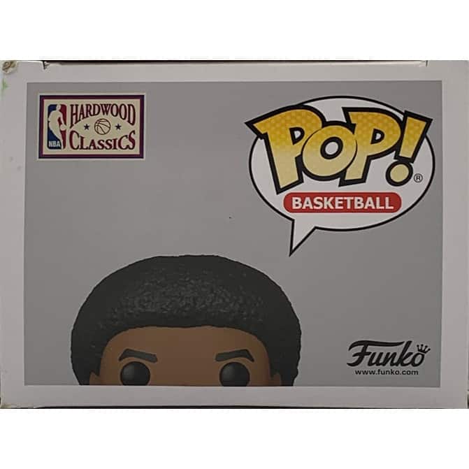 Julius Erving Autographed New Jersey Nets Signed Basketball Funko Pop 107 JSA COA Damaged - 8'6" x 11'6"