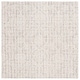 preview thumbnail 32 of 36, SAFAVIEH Handmade Ebony Bernadetta Modern Wool Rug 6' Square - Grey/Ivory - Square