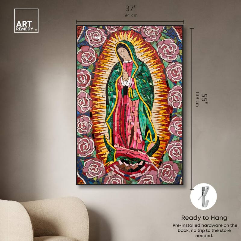 Mother of Mosaic Canvas by Art Remedy