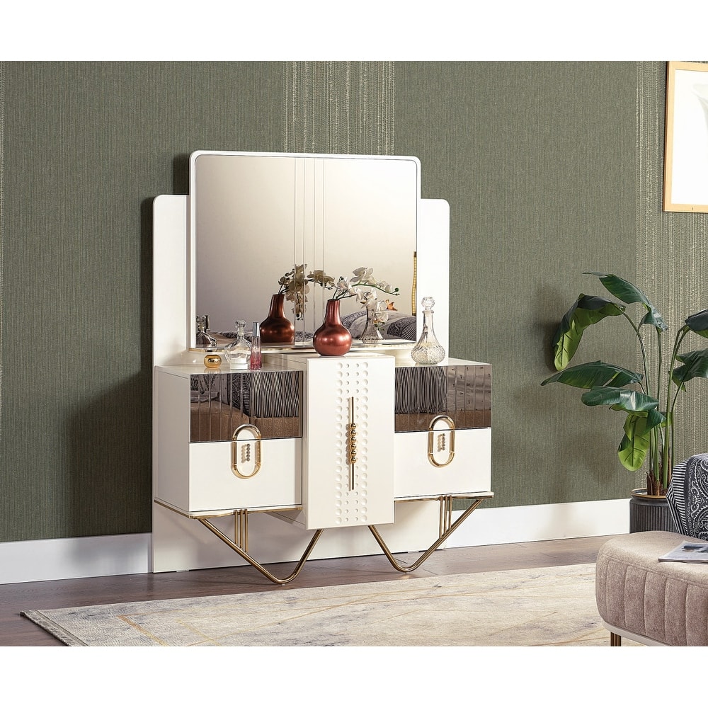 Valencio Dresser With Mirror