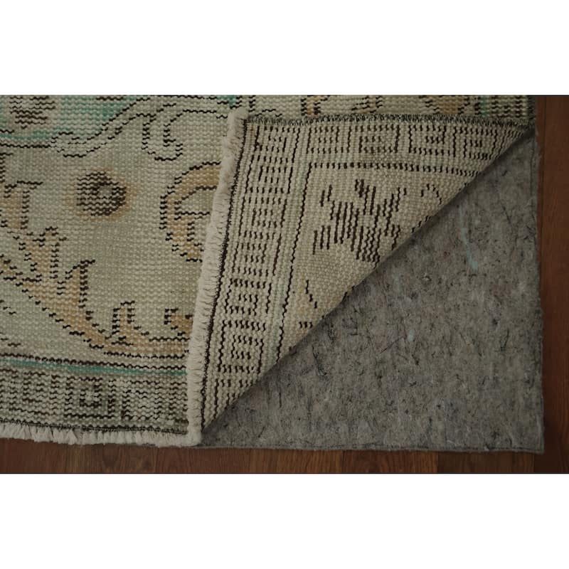 Hand Knotted Oriental 100% Wool Carpet Transitional Floral Oranges & Rust Anatolian Area Rug - 10' 0'' X 5' 8''