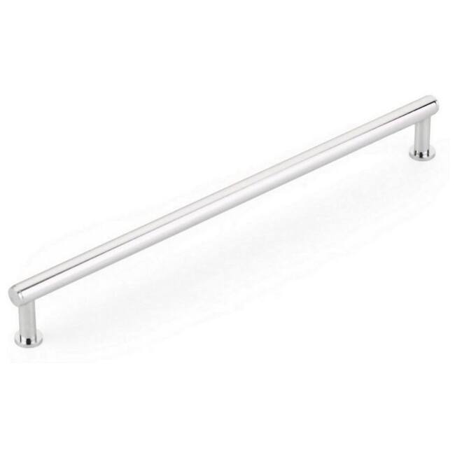 Schaub and Company Pub House 10" Center to Center Smooth Bar Solid - Polished Chrome