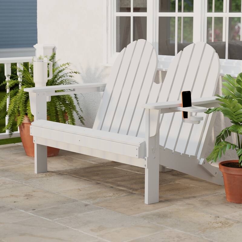 Hanniford Poly Adirondack 49 Inch Folding Bench