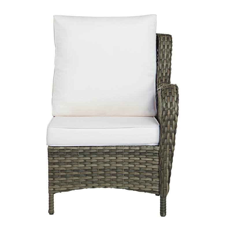 6 Pieces Outdoor Rattan Patio Furniture Set