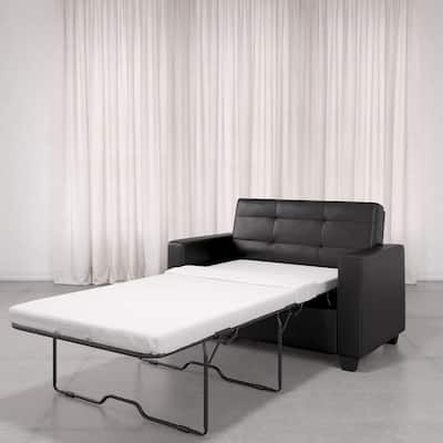 Avenue Greene Dixie Loveseat Sleeper Sofa with Twin Memory Foam Mattress
