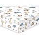 preview thumbnail 4 of 8, Safari Squad 3 Pack Microfiber Fitted Crib Sheet Set by Sammy & Lou