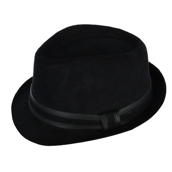 suede fedora hat