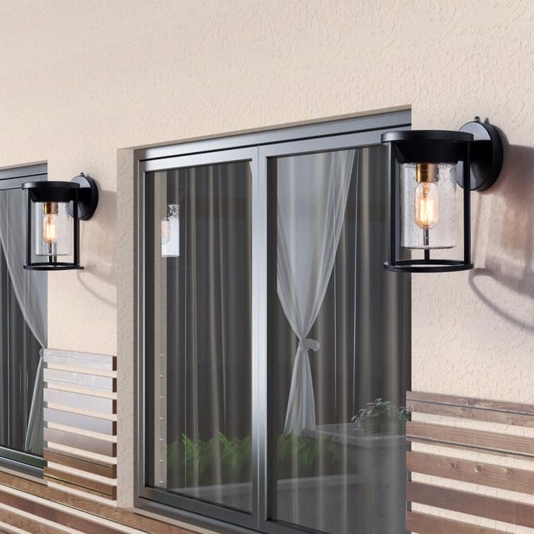 Maxax Wrought Iron Wall Light (Set of 2)