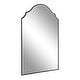 preview thumbnail 21 of 89, Kate and Laurel Leanna Framed Arch Wall Mirror 24x36 - Black