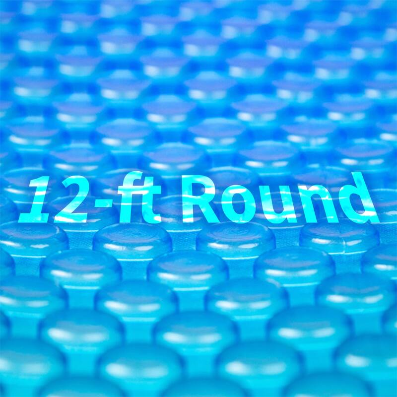 Blue Wave 8-mil Solar Blanket for Round Above-Ground Pools - Blue