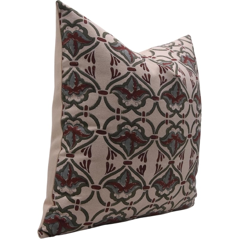 Fabdivine Cotton Square Block print pillow Cover
