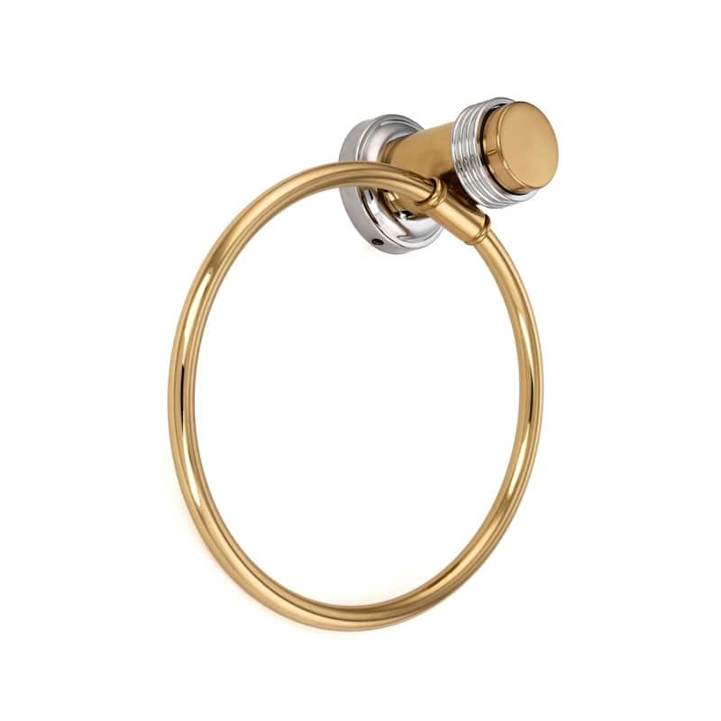 Brass Towel Ring 6.75" Victorian Towel Ring for Bathroom Renovators Supply - Gold