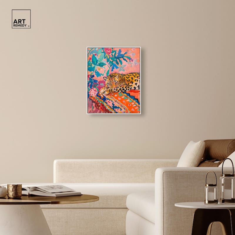 Jungle Cat in Color Canvas by Art Remedy