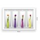 preview thumbnail 5 of 3, Walplus 3D Displayed Tulips Colorful Vase Wall Sticker Peel and Stick