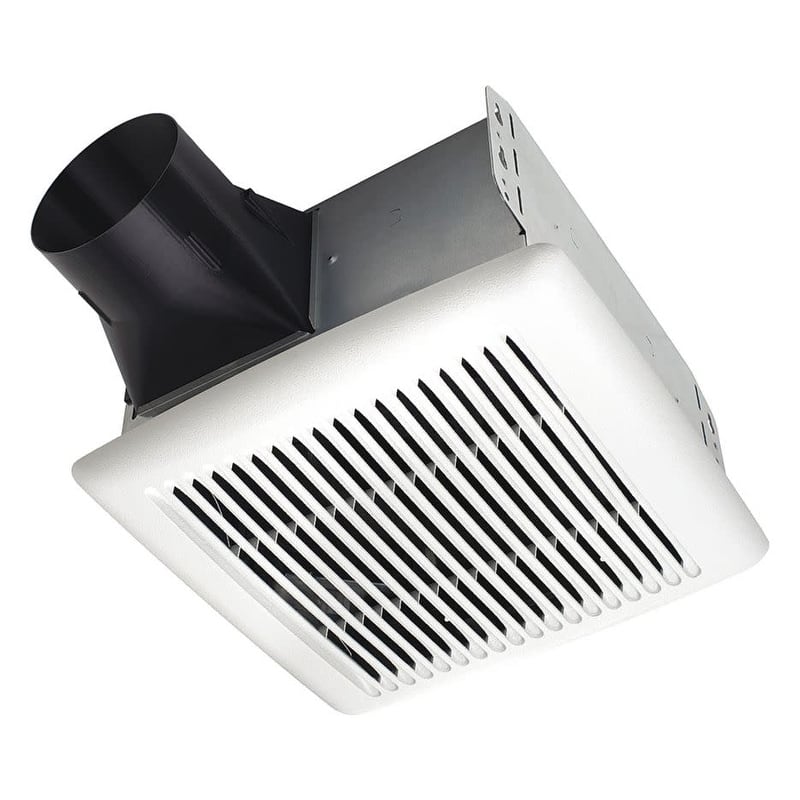 Broan AE110S 110 CFM 1.0 Sone Single Speed Ceiling Fan with Humidity