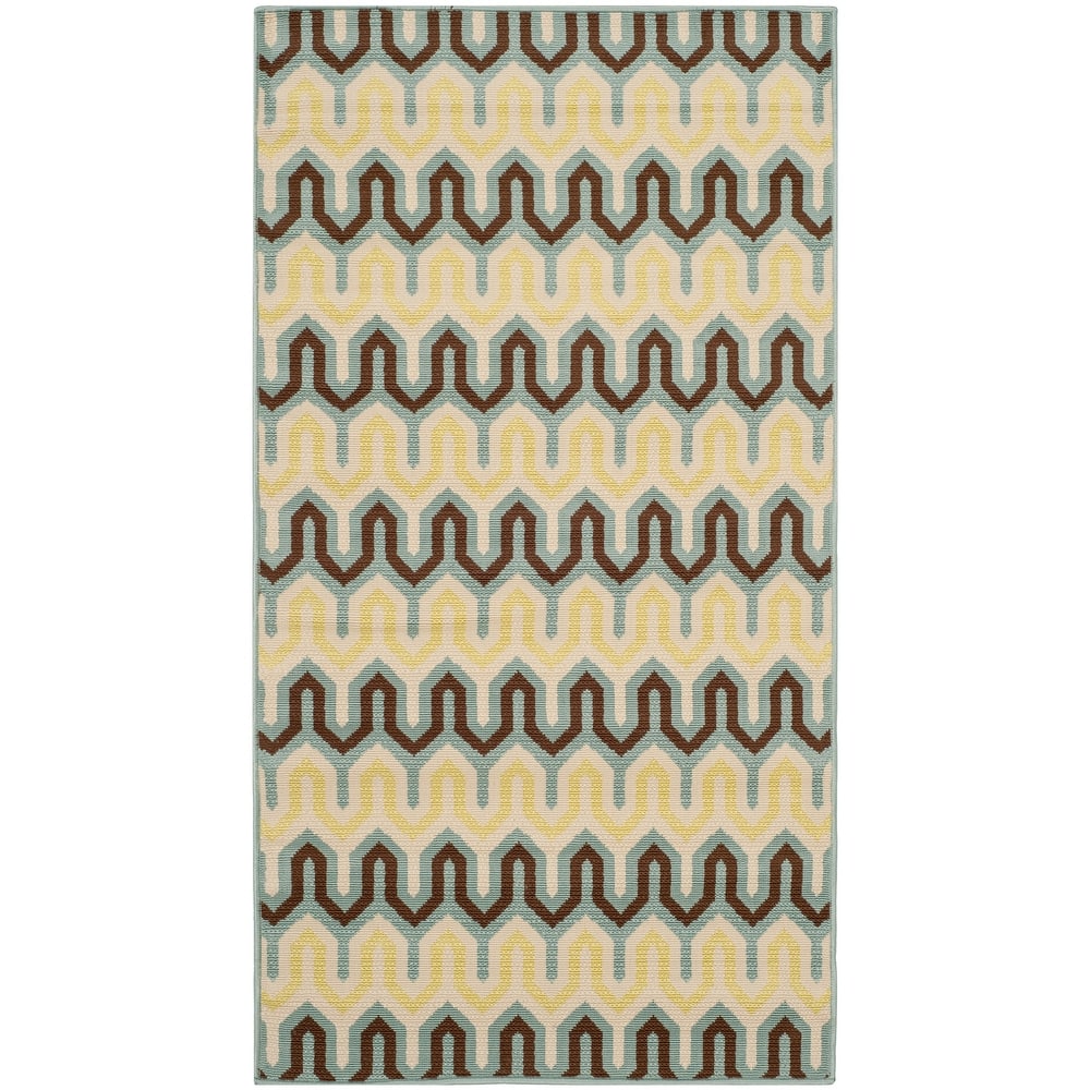 SAFAVIEH Hampton Derwen Modern Indoor/ Outdoor Waterproof Patio Backyard