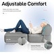 preview thumbnail 22 of 20, WOWMAX Convertible Folding Sofa Bed Folding Chair Bed with Back Bolster