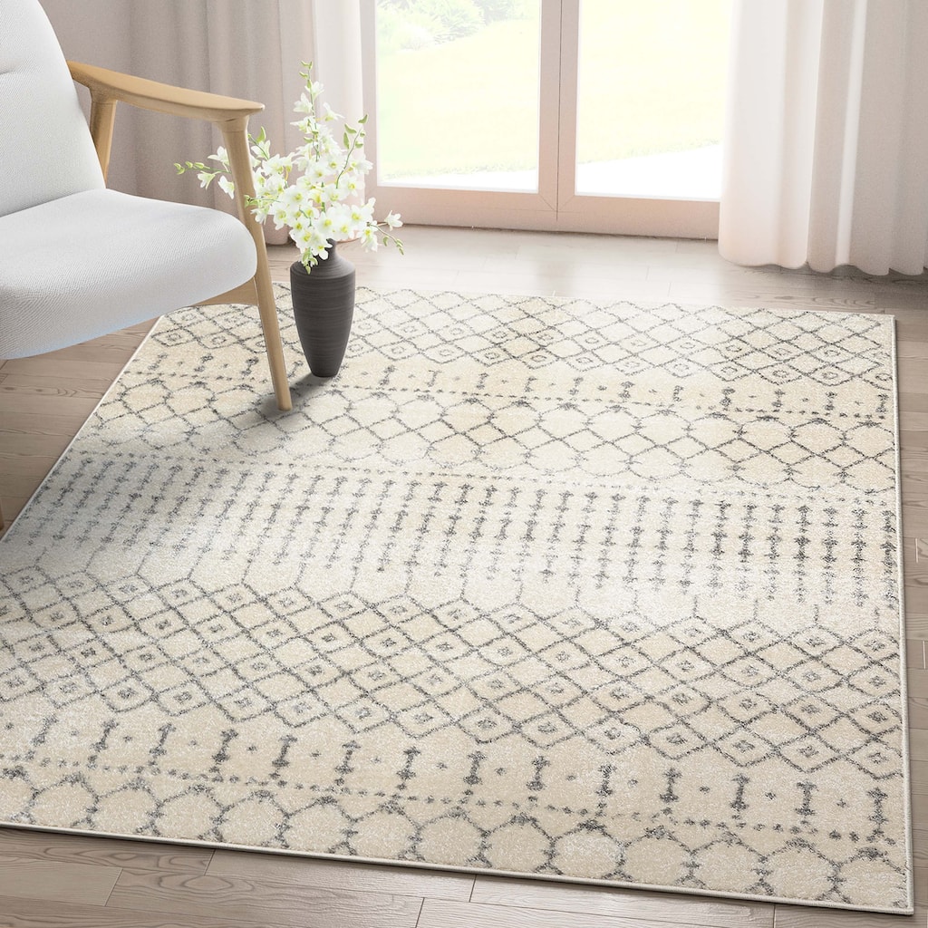Well Woven Mystic Colette Moroccan Trellis Area Rug